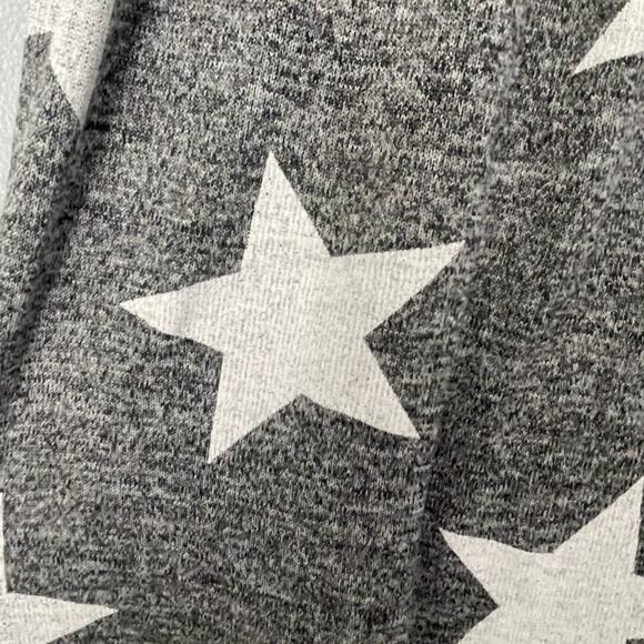 Pretty Little Thing grey white star pj pant joggers M - Picture 4 of 7